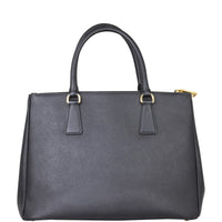 Prada Saffiano Lux Galleria Double Zip Tote Medium Back