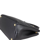 Prada Saffiano Lux Galleria Double Zip Tote Medium Corner Closeup