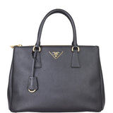 Prada Saffiano Lux Galleria Double Zip Tote Medium Front