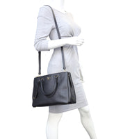 Prada Saffiano Lux Galleria Double Zip Tote Medium Mannequin