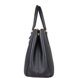 Prada Saffiano Lux Galleria Double Zip Tote Medium Side