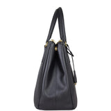 Prada Saffiano Lux Galleria Double Zip Tote Medium Side