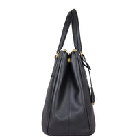 Prada Saffiano Lux Galleria Double Zip Tote Medium Side
