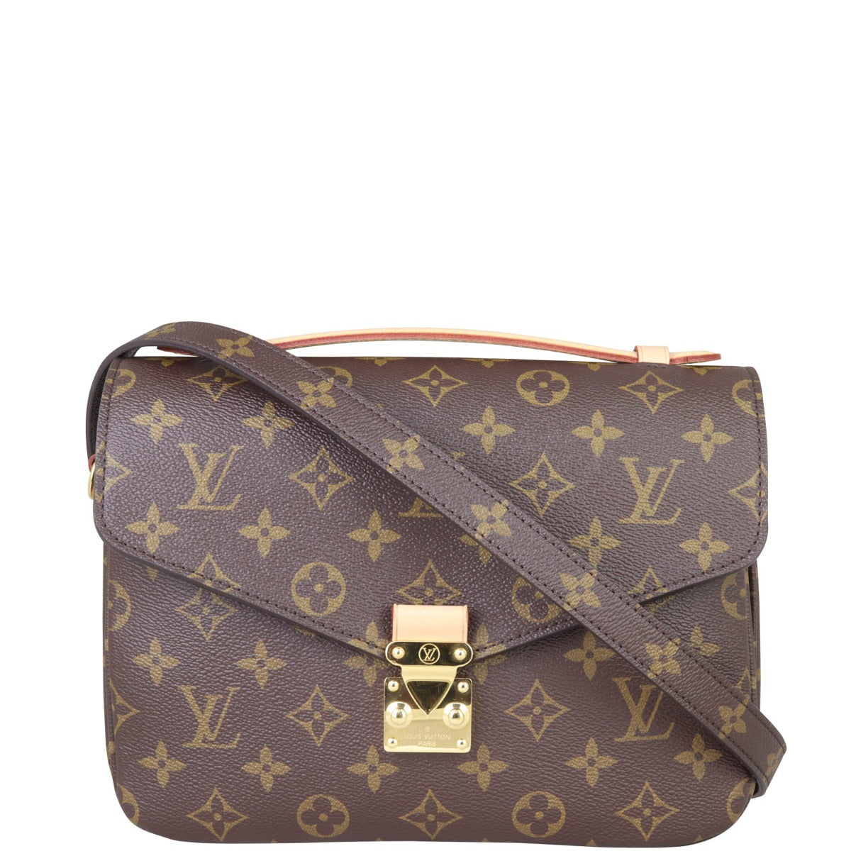Louis Vuitton Pochette Metis Monogram Front with Strap