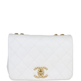 Chanel Looping Chain Flap Bag Front