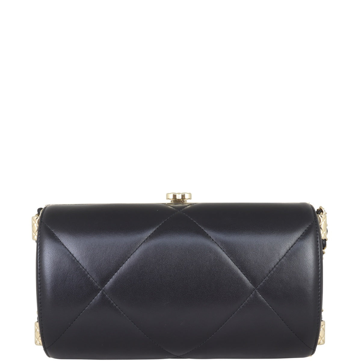 Chanel Chain Evening Bag (black) Front