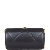 Chanel Chain Evening Bag (black) Front