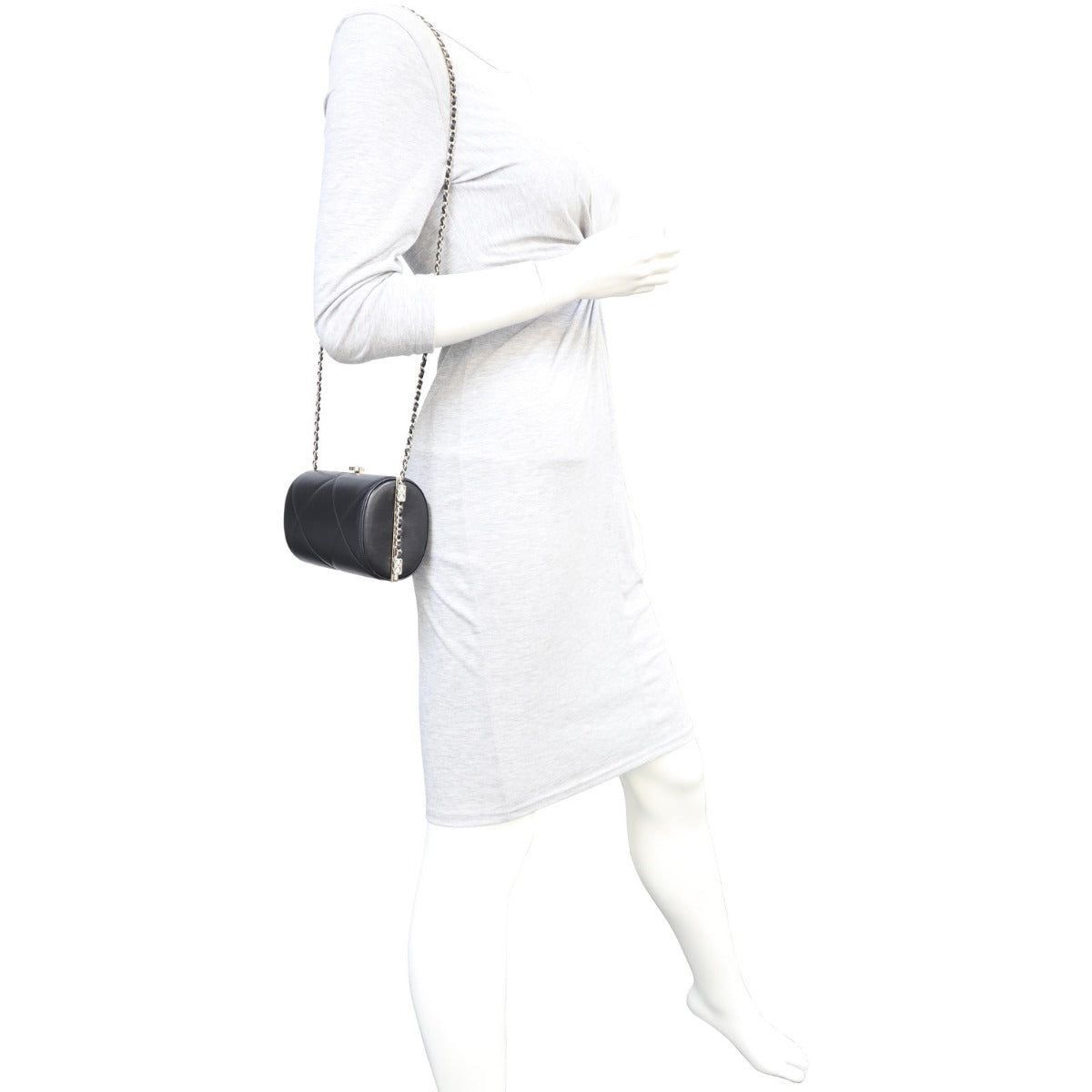 Chanel Chain Evening Bag (black) Mannequin
