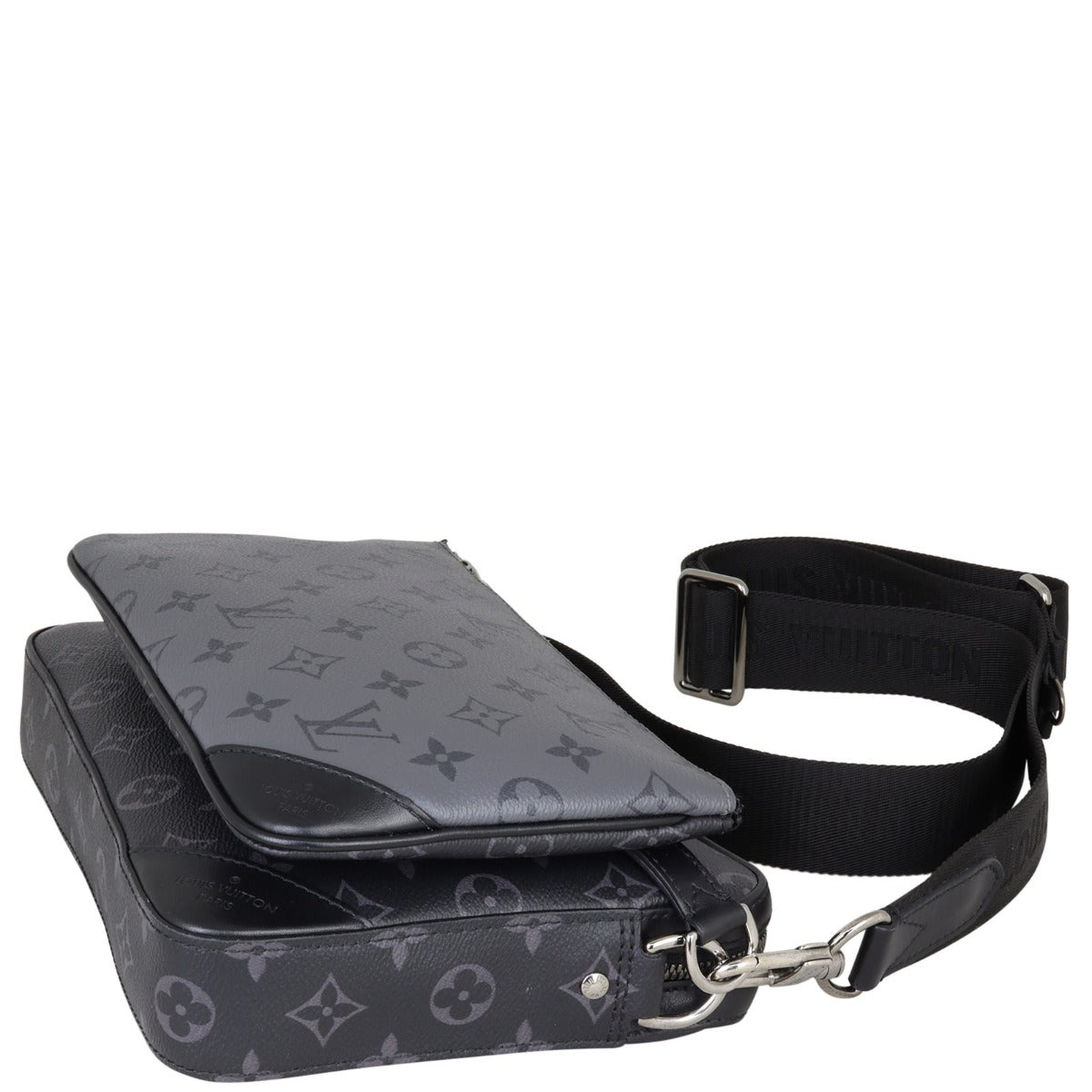 Louis Vuitton Trio Messenger Monogram Eclipse Corner Distance