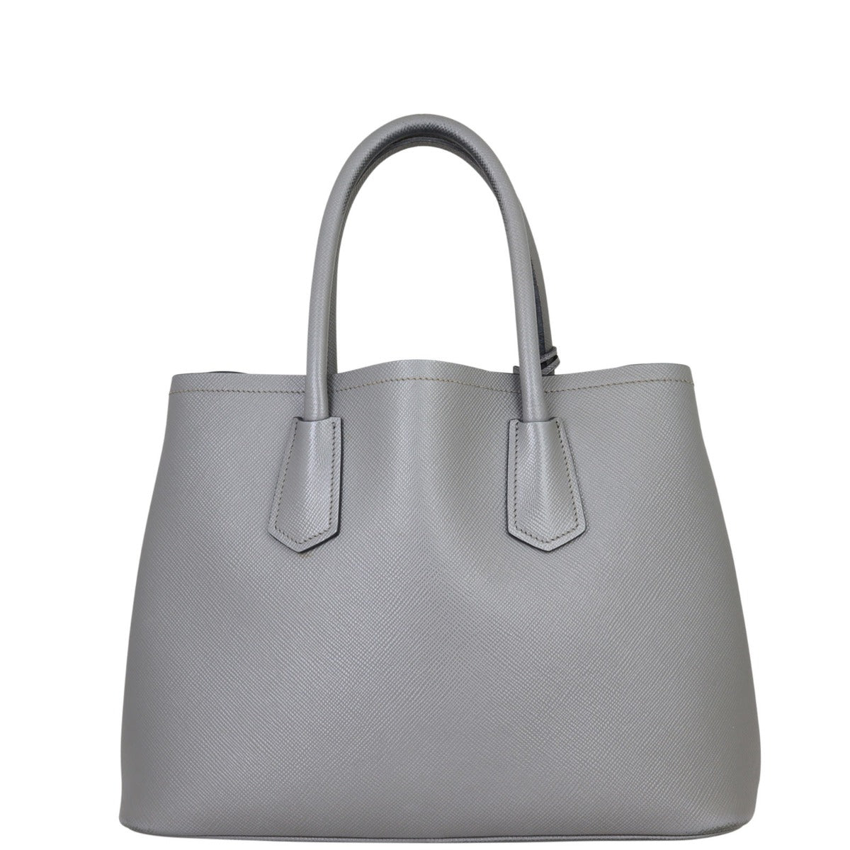 Prada Saffiano Cuir Double Bag Small Back