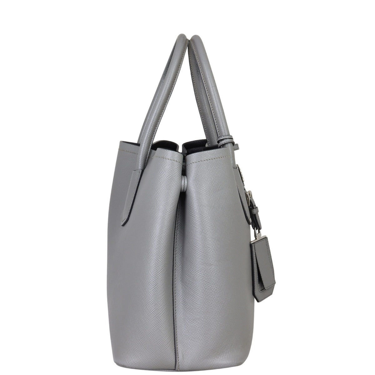 Prada Saffiano Cuir Double Bag Small Side