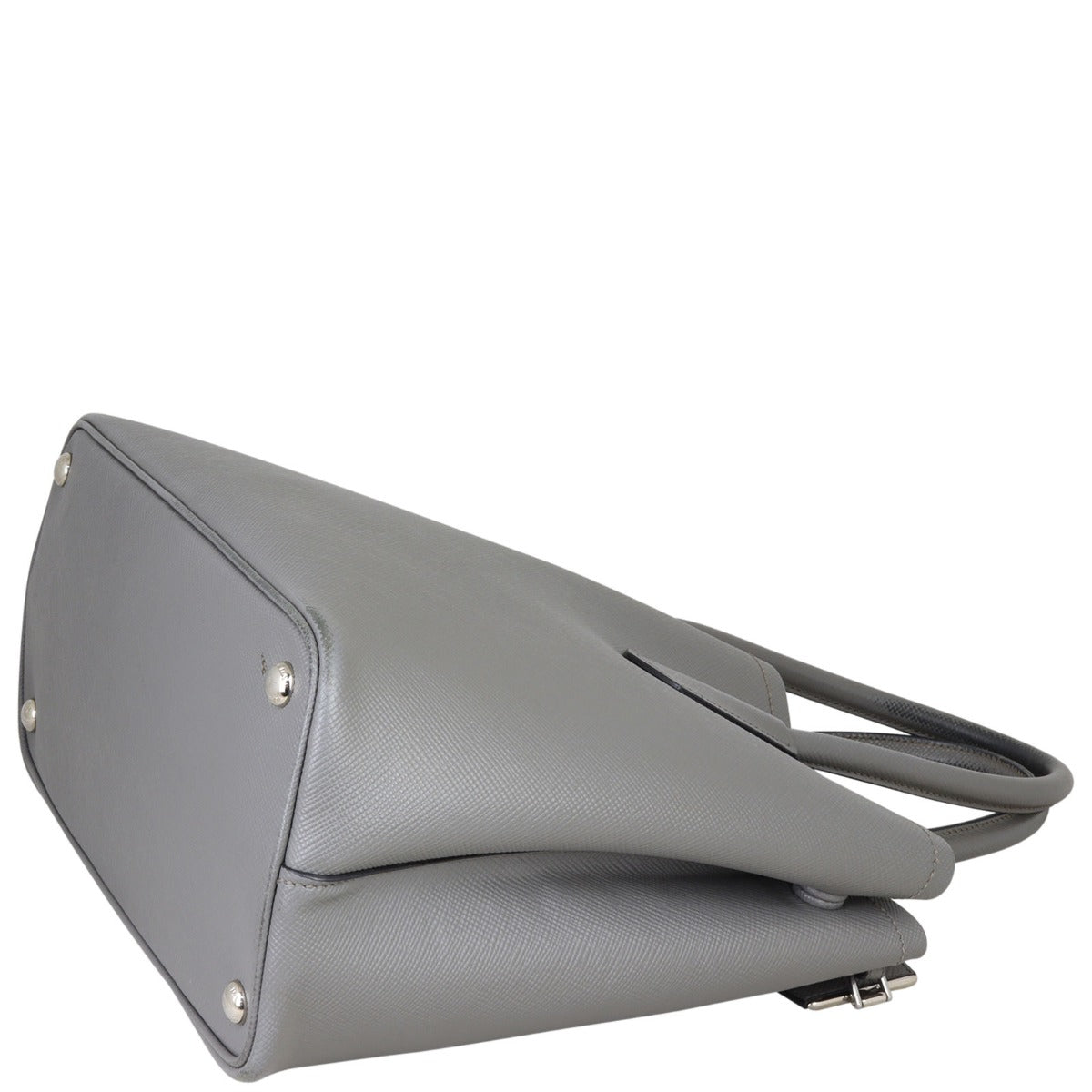 Prada Saffiano Cuir Double Bag Small Corner Distance