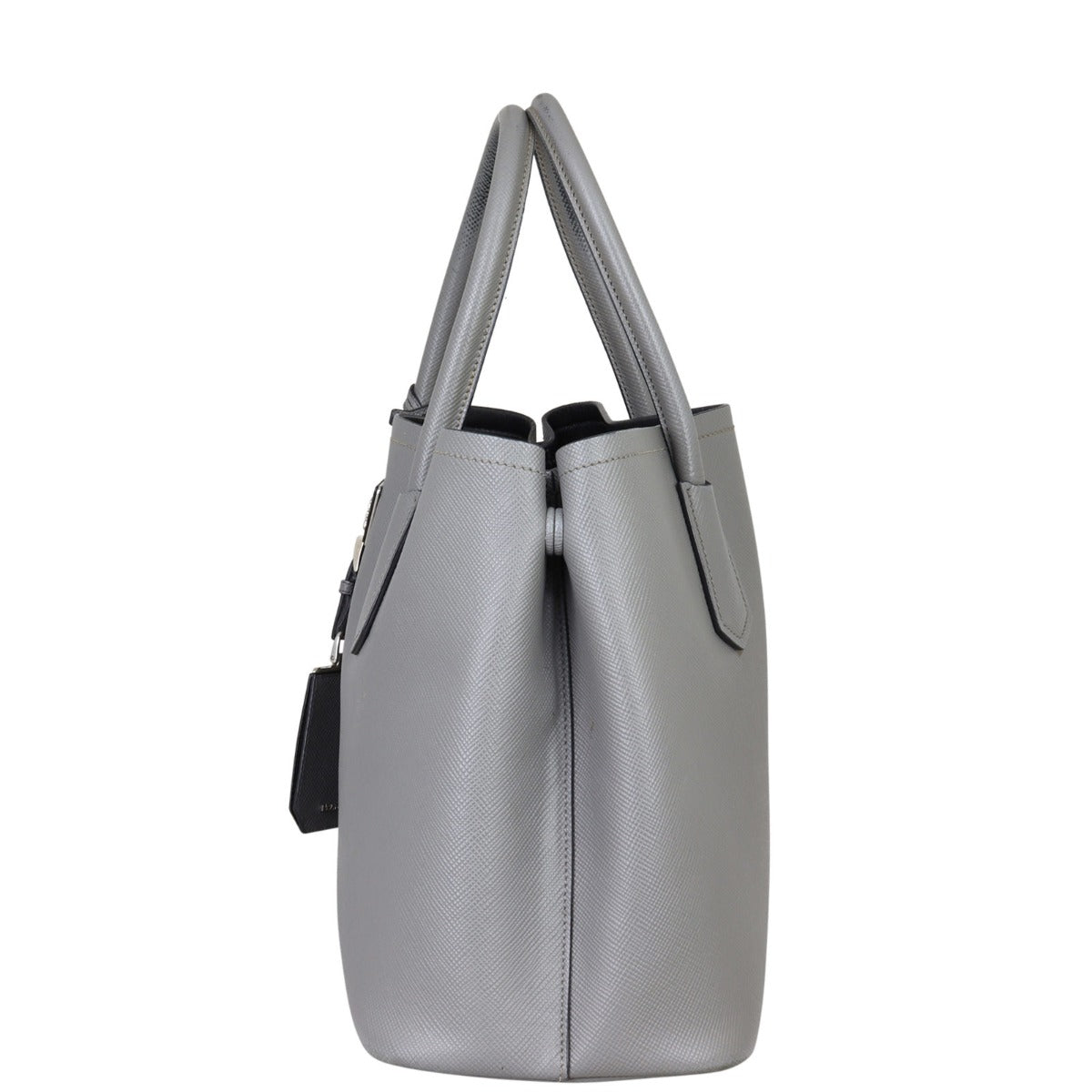 Prada Saffiano Cuir Double Bag Small Side