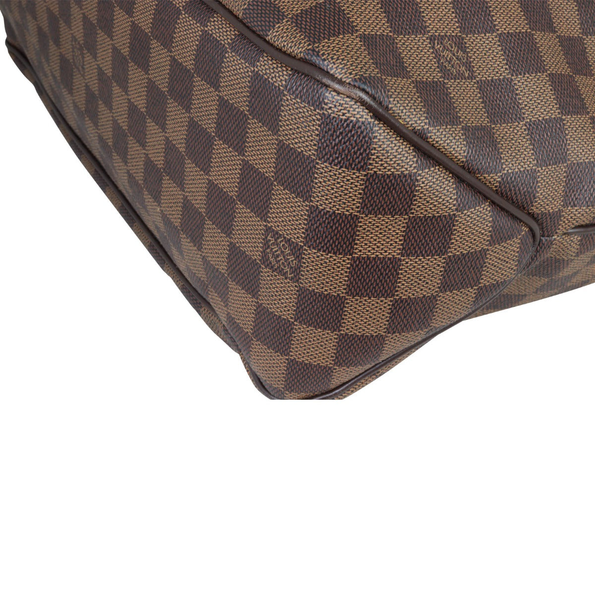 Louis Vuitton Delightful MM Damier Ebene Corner Closeup