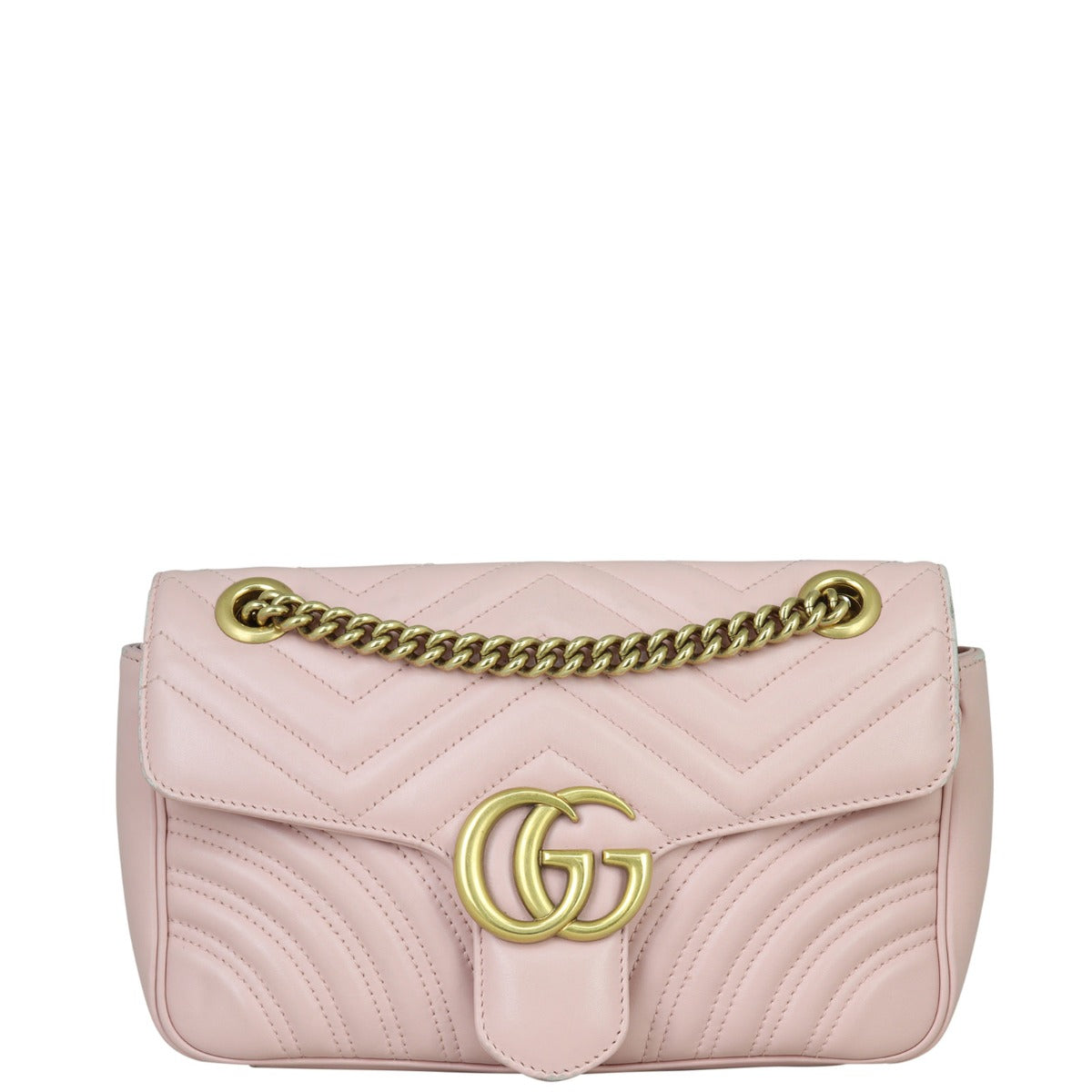 Gucci GG Marmont Matelasse Mini Shoulder Bag Front
