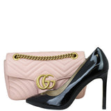 Gucci GG Marmont Matelasse Mini Shoulder Bag Shoe