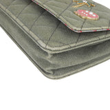 Chanel Wallet on Chain Coco Cuba Charms Corner Closeup