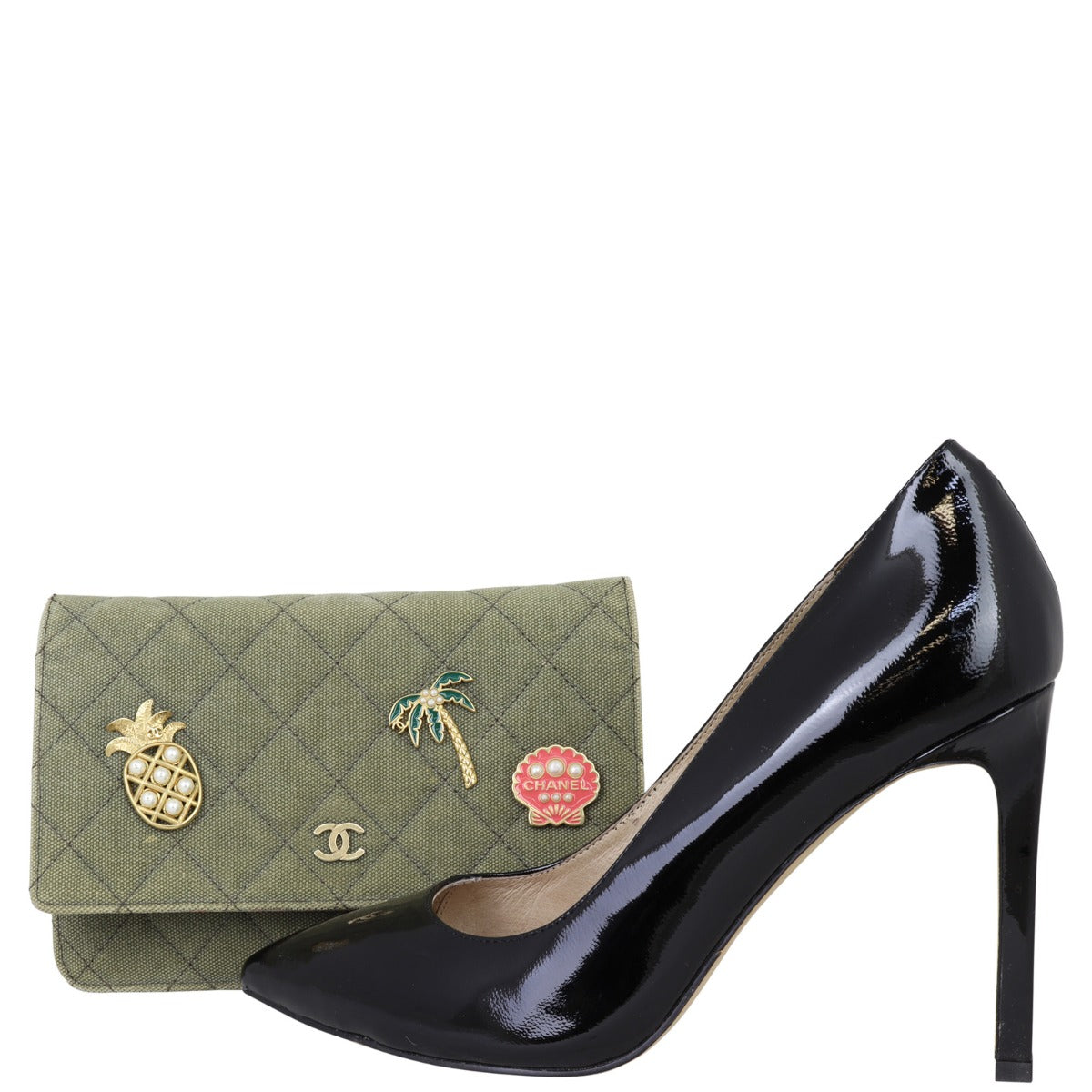 Chanel Wallet on Chain Coco Cuba Charms Shoe