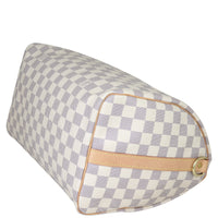 Louis Vuitton Speedy 30 Bandouliere Damier Azur Corner Distance