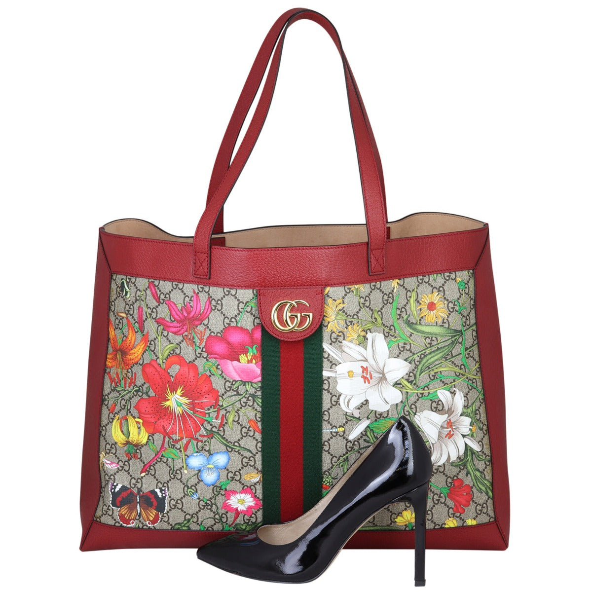 Gucci Flora GG Supreme Ophidia Large Tote – Luxe.It.Fwd
