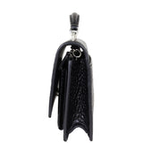 Saint Laurent Sunset Chain Wallet Croc Embossed Side