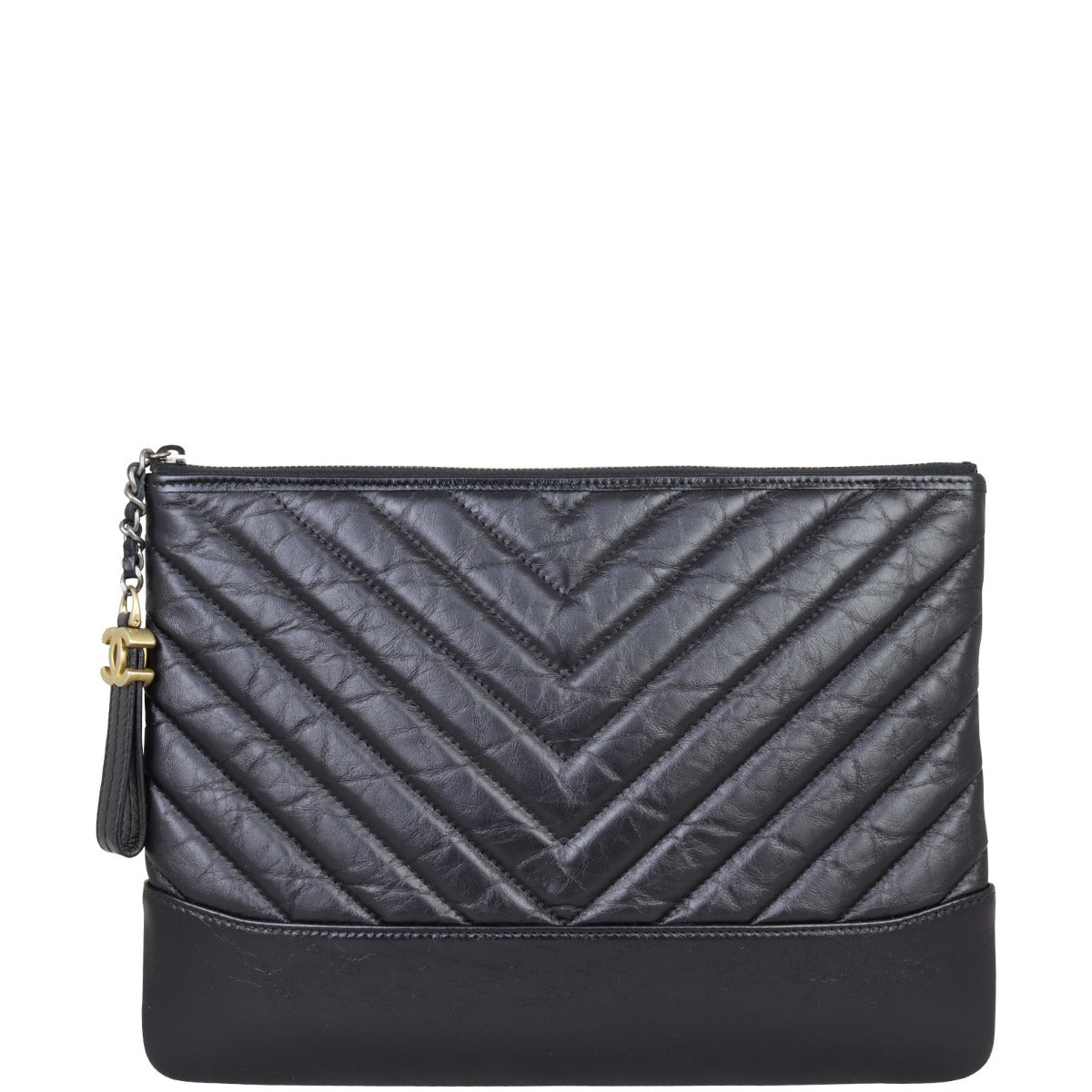 Chanel Gabrielle Chevron O-Case Front