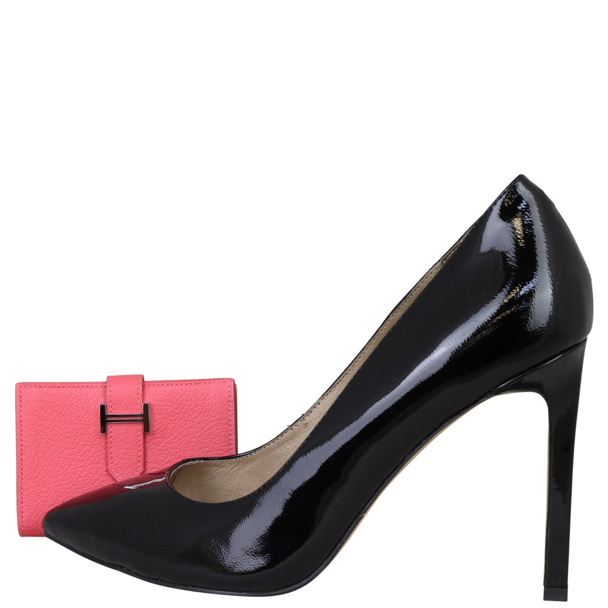 Hermes Bearn Card Holder (pink) Shoe
