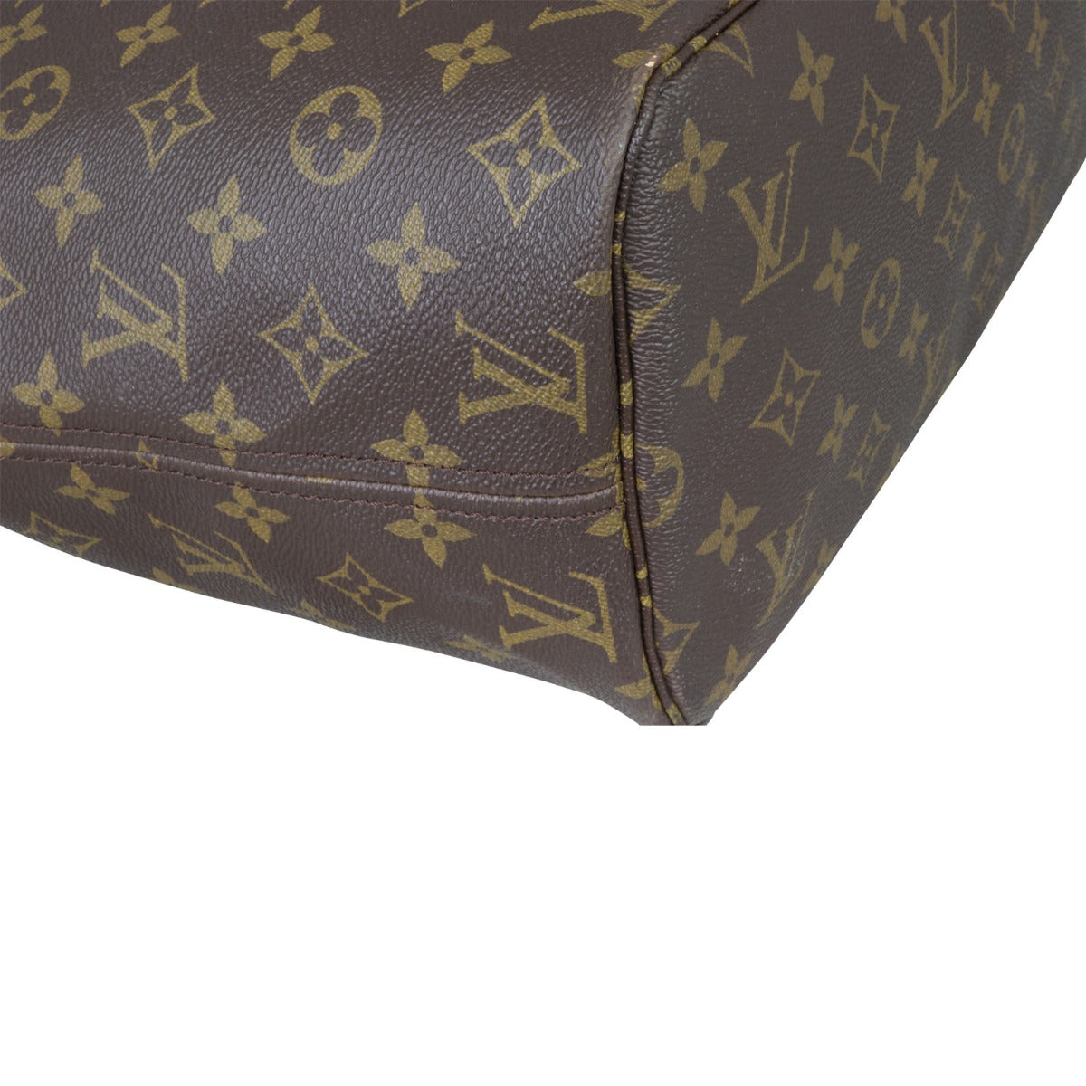 Louis Vuitton Neverfull MM Monogram Corner Closeup