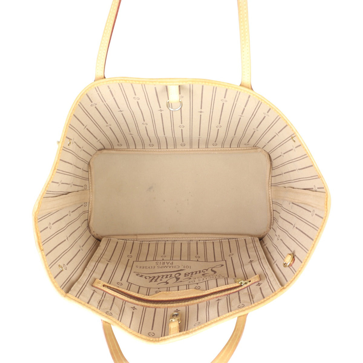 Louis Vuitton Neverfull MM Monogram Interior