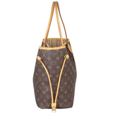 Louis Vuitton Neverfull MM Monogram Side