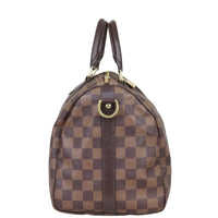 Louis Vuitton Speedy 30 Bandouliere Damier Ebene Side