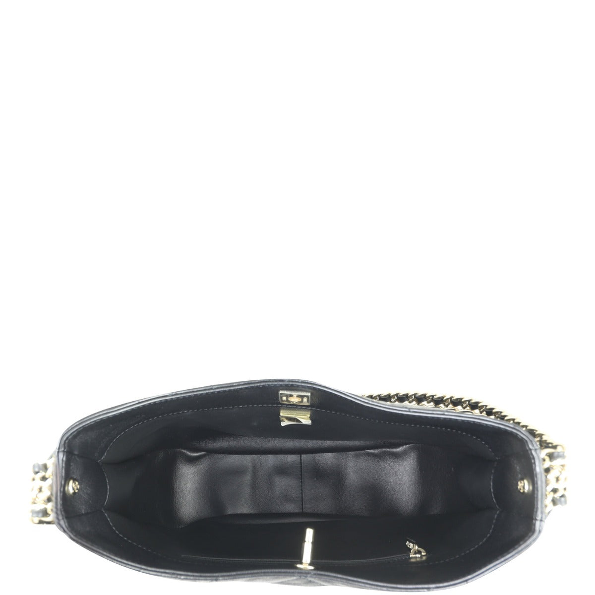 Chanel CC Lambskin Hobo Interior