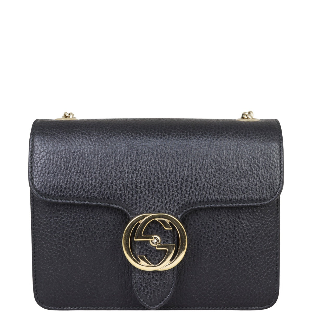Gucci Interlocking G Small Shoulder Bag Front