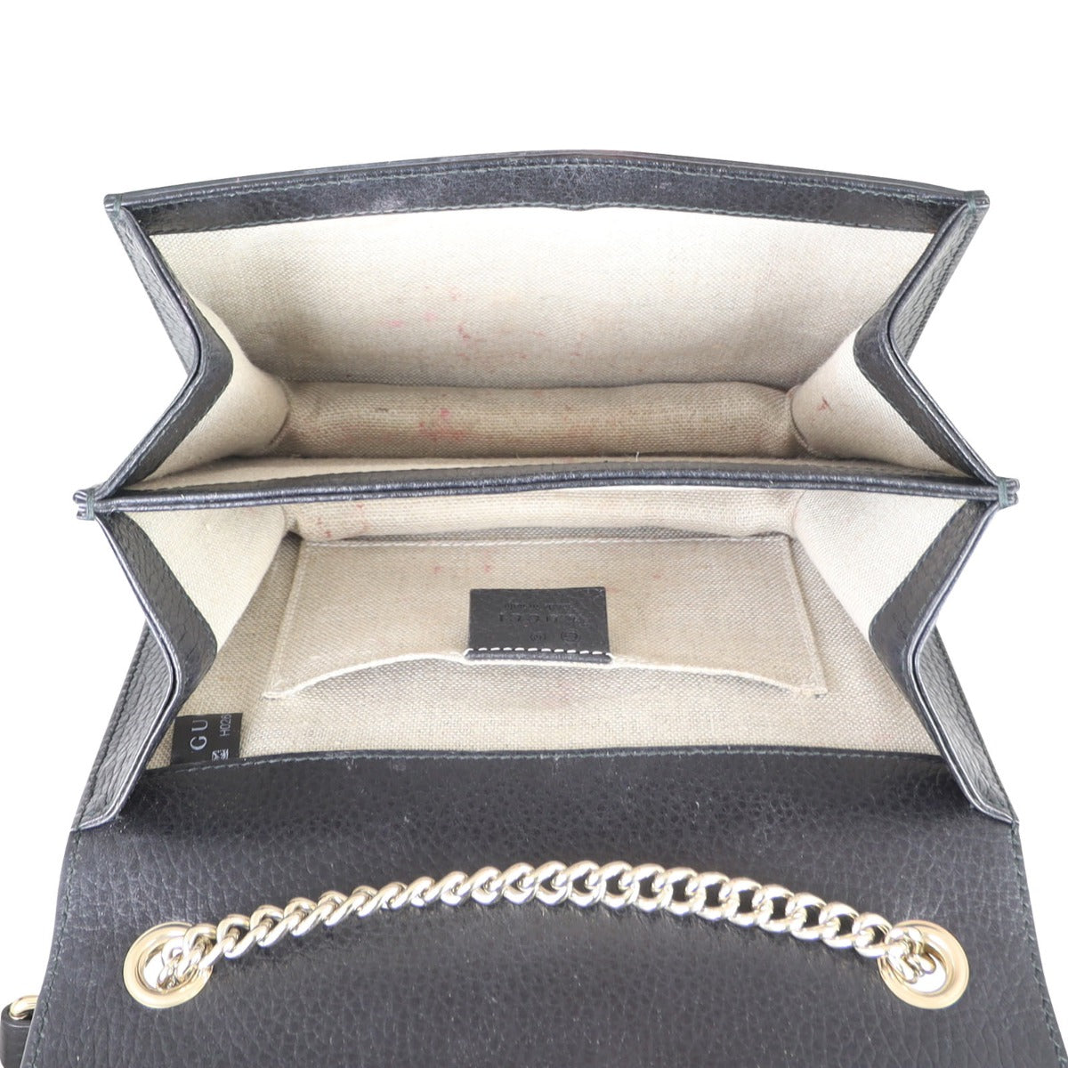 Gucci Interlocking G Small Shoulder Bag Interior