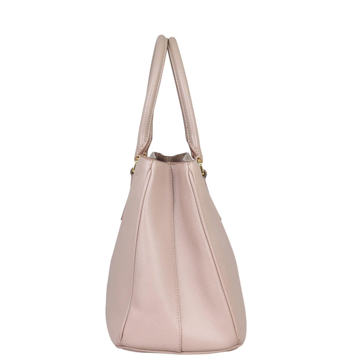 Prada Saffiano Lux Tote Small Side