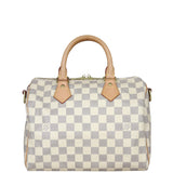 Louis Vuitton Speedy 25 Bandouliere Damier Azur Back