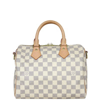 Louis Vuitton Speedy 25 Bandouliere Damier Azur Back