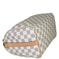 Louis Vuitton Speedy 25 Bandouliere Damier Azur Corner Distance