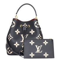 Louis Vuitton NeoNoe MM Monogram Empriente Giant Bicolour Front with Pouch