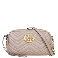 Gucci GG Marmont Small Camera Bag Front with Strap