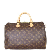 Louis Vuitton Speedy 35 Bandouliere Monogram Front