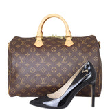 Louis Vuitton Speedy 35 Bandouliere Monogram Shoe