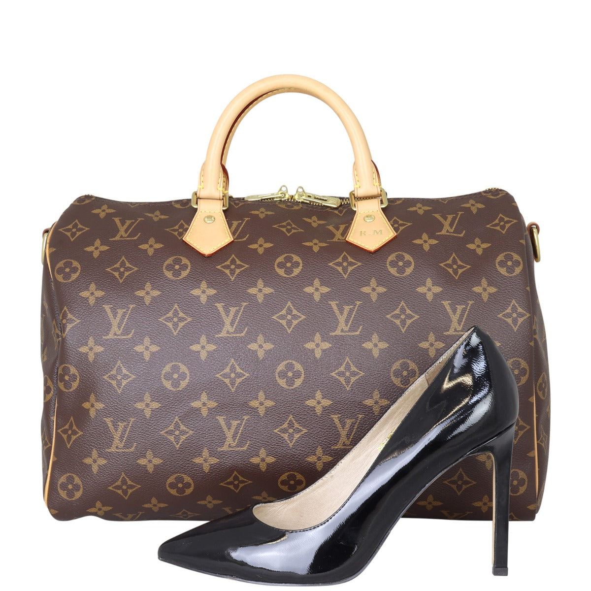 Louis Vuitton Speedy 35 Bandouliere Monogram Shoe