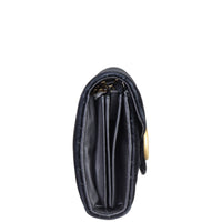Gucci GG Marmont Matelasse Velvet Chain Wallet Side