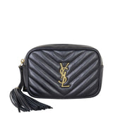 Saint Laurent Lou Belt Bag Front with Strap