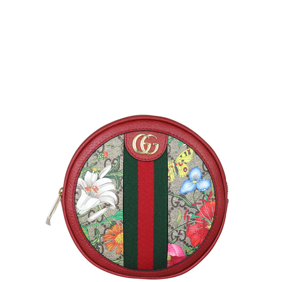 gucci floral mini backpack Gucci Flora GG Supreme Ophidia Round Backpack Mini – Luxe.It.Fwd