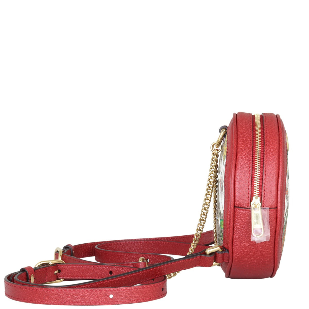 gucci ophidia gg flora mini backpack in red Gucci Flora GG Supreme Ophidia Round Backpack Mini – Luxe.It.Fwd