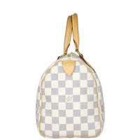 Louis Vuitton Speedy 25 Damier Azur Side