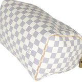 Louis Vuitton Speedy 25 Damier Azur Corner Closeup