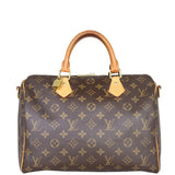 Louis Vuitton Speedy 30 Bandouliere Monogram Front